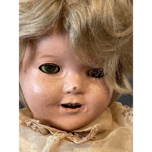Vintage 1930s Ideal All Composition Shirley Temple 18" Marked Doll Adorable! - Picture 3 of 7